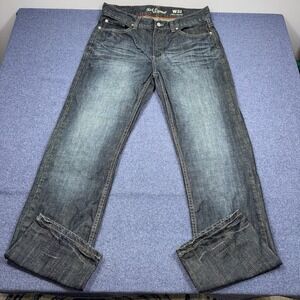 Red Camel Jeans Mens 32x32 Y2K Dark Wash Grunge Skater Loose Straight Boot Cut